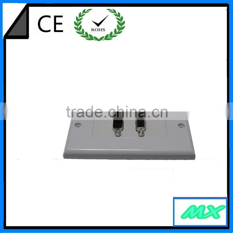 Multimedia AV Wall Socket,vga Wall Plate