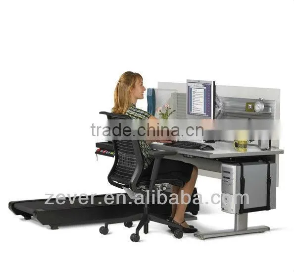 Ergonomic office walking machine workstation