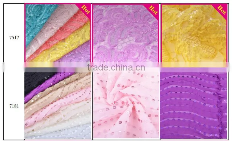 100% lint fabric With Metallic embroidery lace, lint lace, flower lace