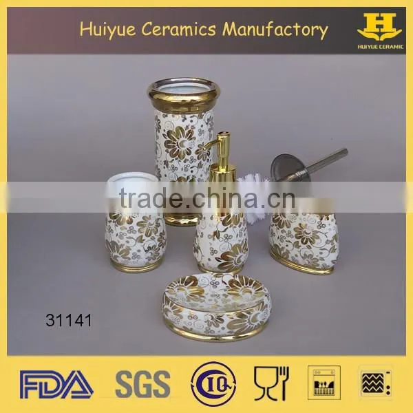 porcelain bathroom accessories set, hotel bathroom accessories