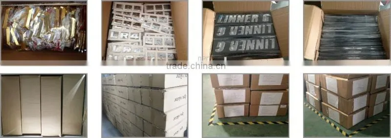 High quality 3D self-adhesive ABS plastic chrome letterings for cars