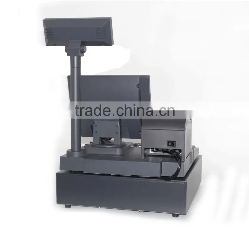 Bizsoft DZ-D280 12'inch All in one programmable pos terminal with printer and cash drawer