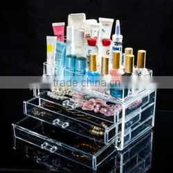2015 best selling acrylic organizer for cosmetics