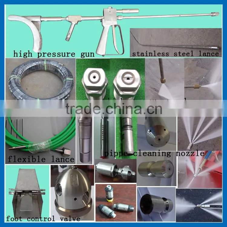 1000bar heat transfer tube cleaning machine heat exchanger tube cleaning equipment