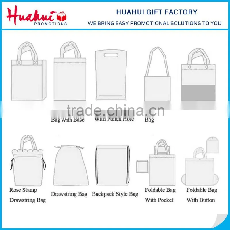 Wholesale high quality recycled nonwoven promotional bag