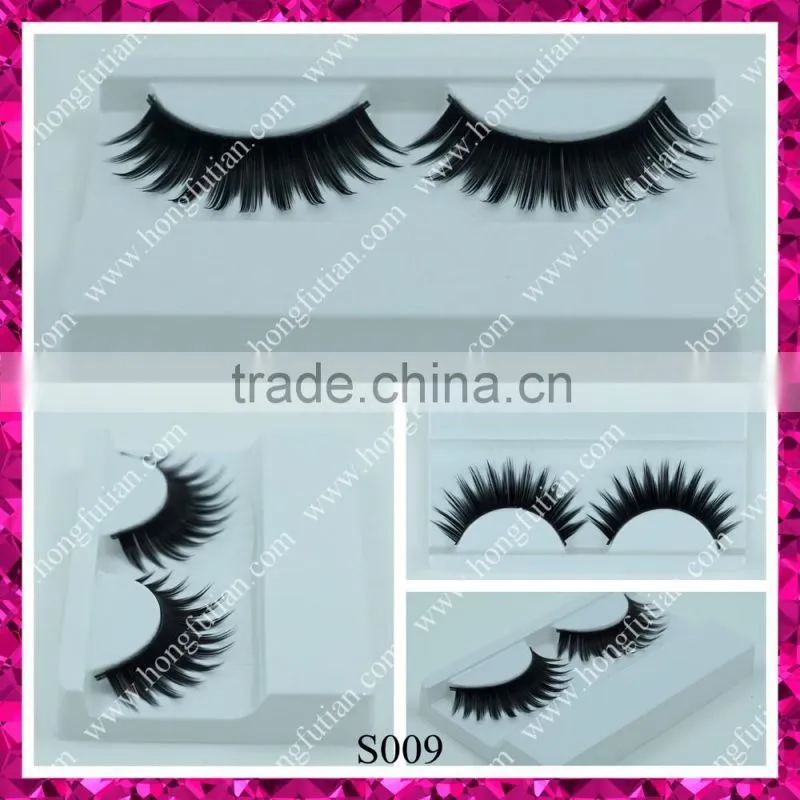 100% hand made no trace Transparent infarction charming women's false eyelashes wholesale, Paypal