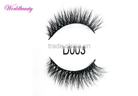 real mink false eyelash with private label volume 3D mink lashes