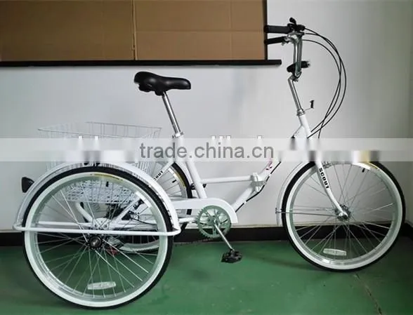 24 inch 6-Speed Folding Tricycle