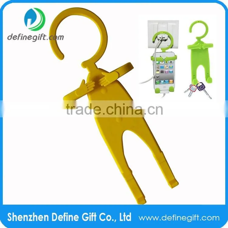 Universal Funny Silicone Flexible Cell Phone Holder Hang It On Versatile Lazy Man Holder