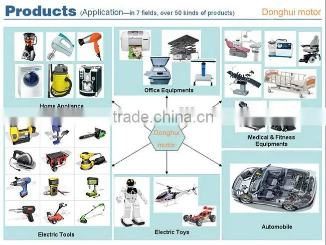 Small Vibration Motor for sex toys, Metal Brush DC Motor RF-1220