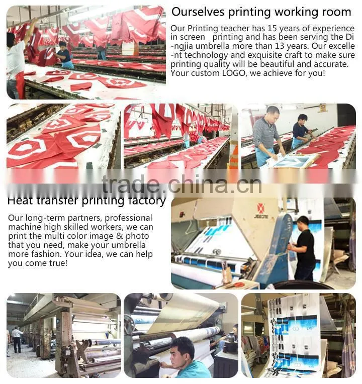 advertising logo printed raw material umbrella manufacturer china