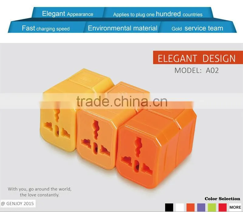 Electronic gift items box package small multiple travel plug adapter