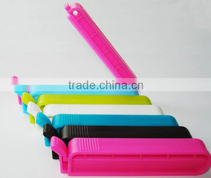 colorful food bread small plastic clips
