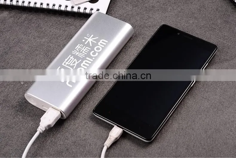 Premium promotion gift power bank,cell phone charger with custom logo printing, hot selling external battery