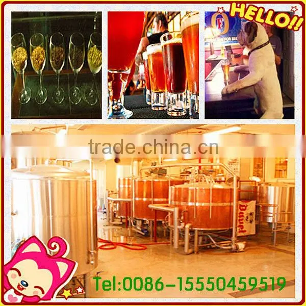 1000l Red copper beer brewing equipment