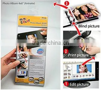 4x6 DIY Inkjet Photo Book With Black Cover(Digital Photo Album)