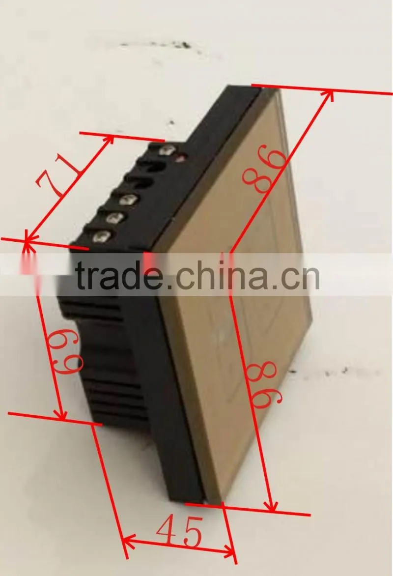 tempered glass touch screen switch