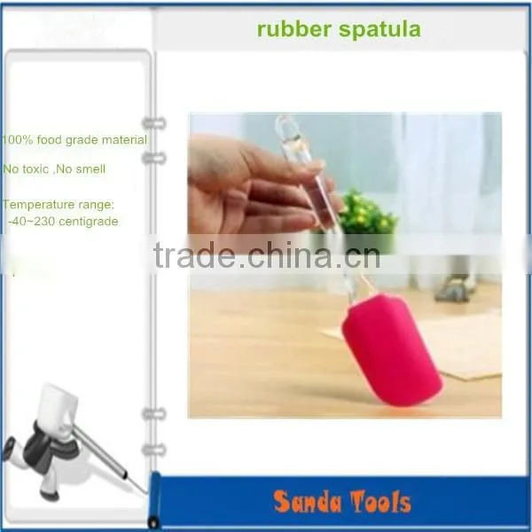 silicone spatula with pp plastic handle