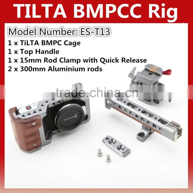 TILTA BMPCC Cage Rig Handle Grip 15mm BMPCC for Blackmagic Pocket Camera
