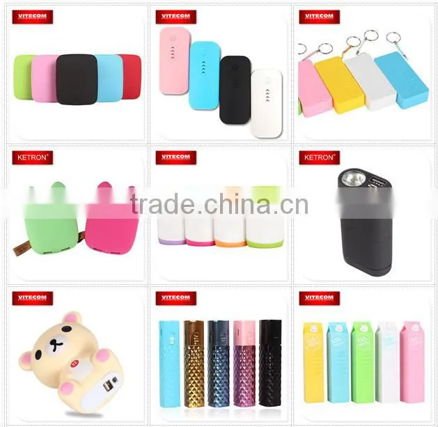 Aluminum portable polymer 2800mah smart phone power bank