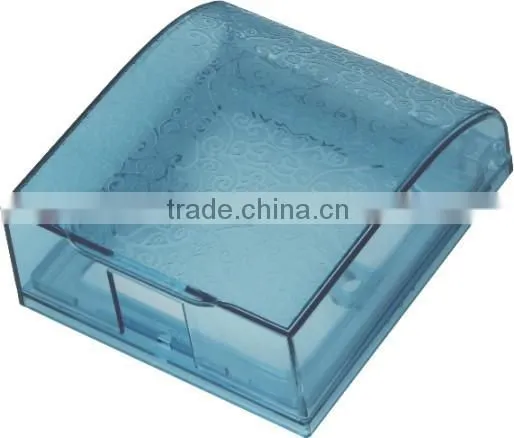 Wholesaler Wallpad for Wall Switch Socket Outlet 86 type Blue With Flower Design Waterproof Electrical Plastic Box Enclosures
