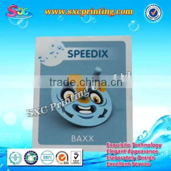 Cartoon Epoxy Stickers adhensive Removable PVC Stickers