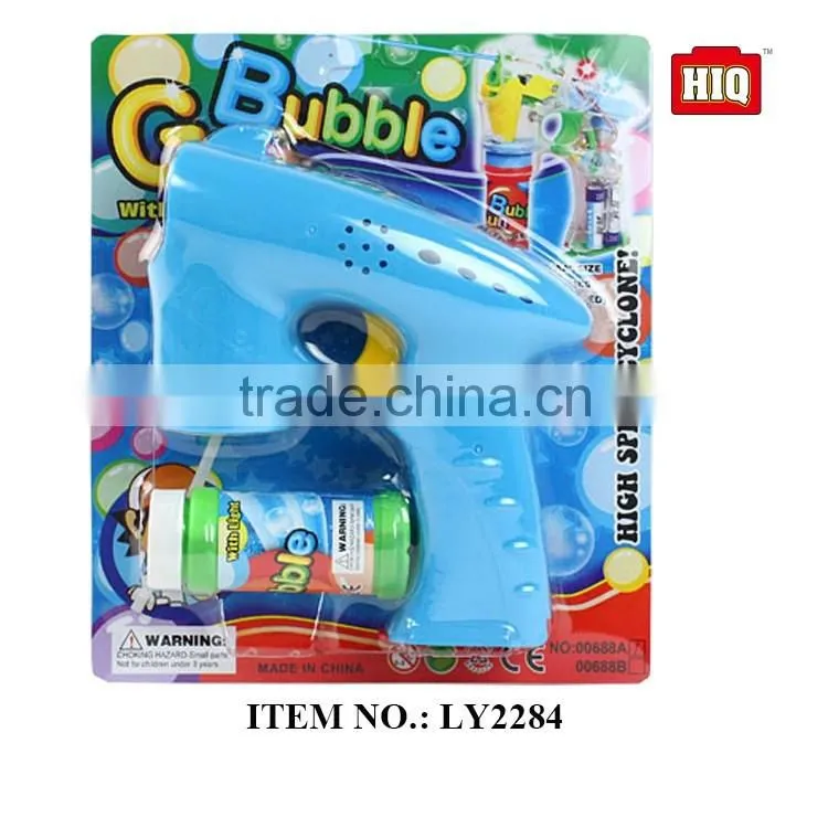 Transparent Automatic Bubble Gun With Music and Light, soap gun for children play