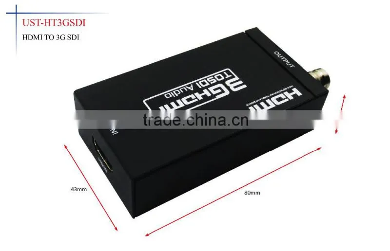 2015 New MINI 3G HD MI to SDI Converter, HD MI switch to 3G HD SD SDI Signals, HD MI to SDI Converter Supports 1080P