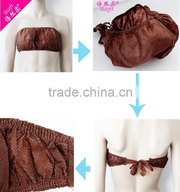 The Latest Style Bra Disposable Ladies Bra Brands For Spa