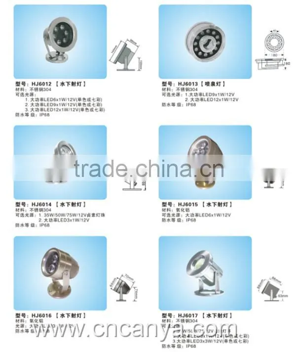 colorful led swimming pool light/water-proof underwater led pool light /swimming pool accessories