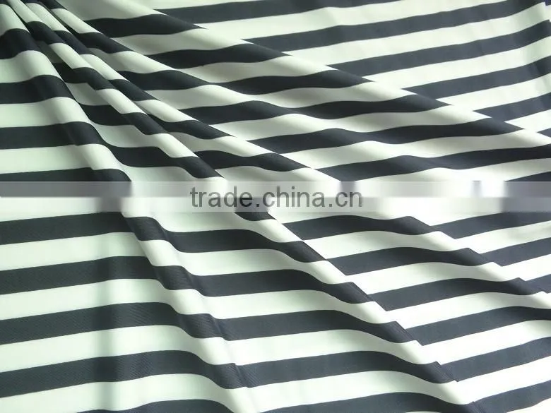 black white pattern suit spandex fabric stock wholesale