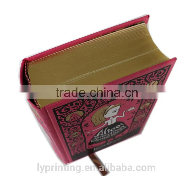 Gold edge exquisite children story book, hardcover book printing