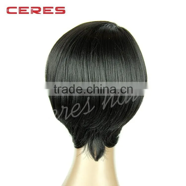 ombre green full lace wigs human hair wholesale two tone lace front short bob wigs with bangs