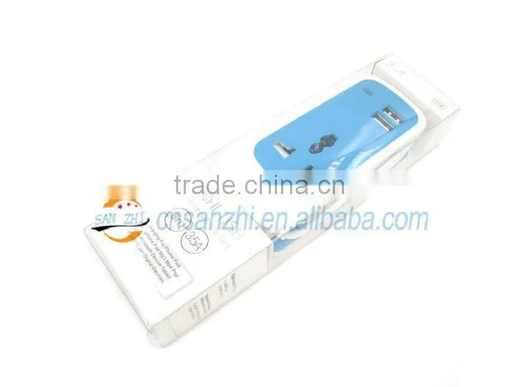 US power outlet wall with two usb for United states