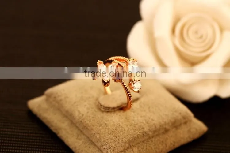 purple crystal ring diamond napkin ring, crystal stone rings