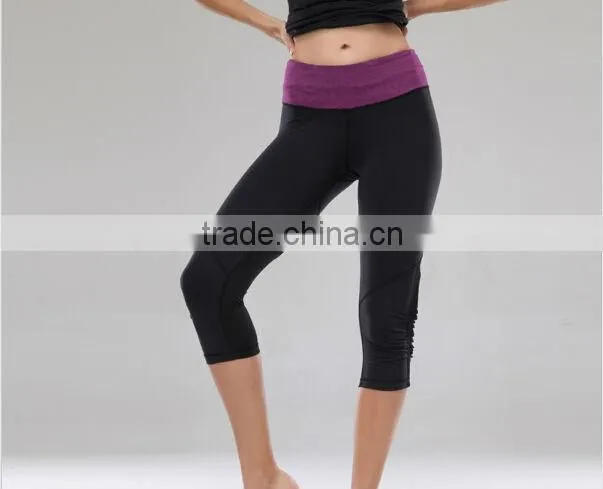 Wholesale fashion fitness girls wear, custom sport tights and yoga capri pants