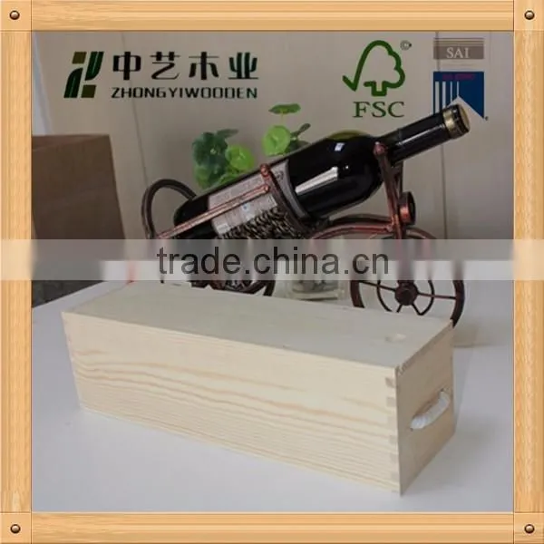 Trade assurance Wholesale Handmade custom Wooden Wine Crate Cheap Wooden Wine Holder