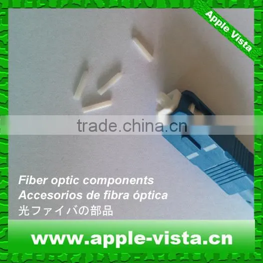 Non standard Zirconia sleeves for fiber optic adapters