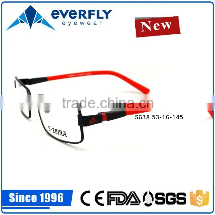 2015 Flexible square l stainless steel eyewear frames for adult