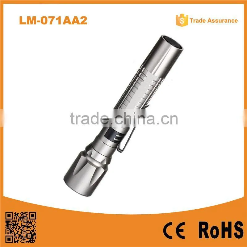 2*AA Dry Battery LED Flashlight C-REE XPE LED Bulb LED Torch Light