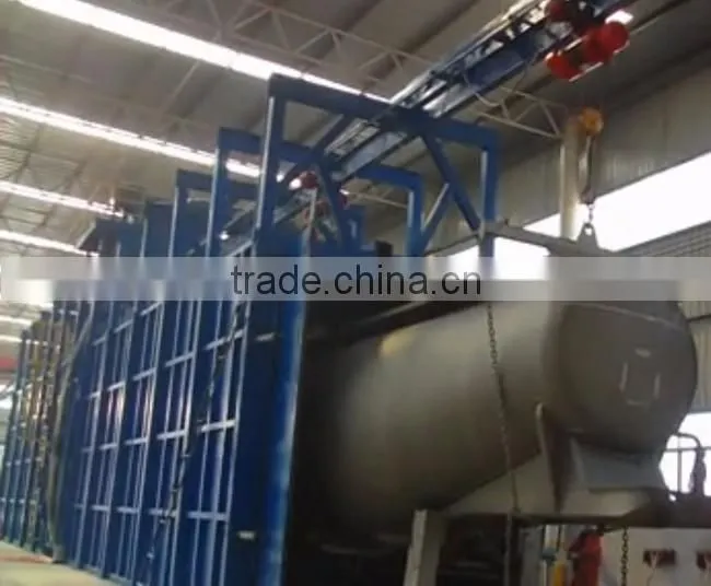 Continuous monorail shot blast machines/shot blasting machine