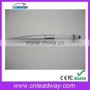 Advertising gift stylus usb flash pen crystal usb pen drive 2GB 4GB 8GB 16GB