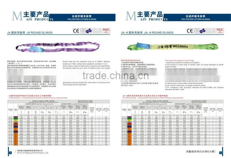 2014 Wholesale Custom Tow Strap With Loops/military webbing belt/container lashing equipment/cambuckle tie down
