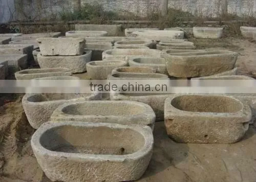 antique stone planter