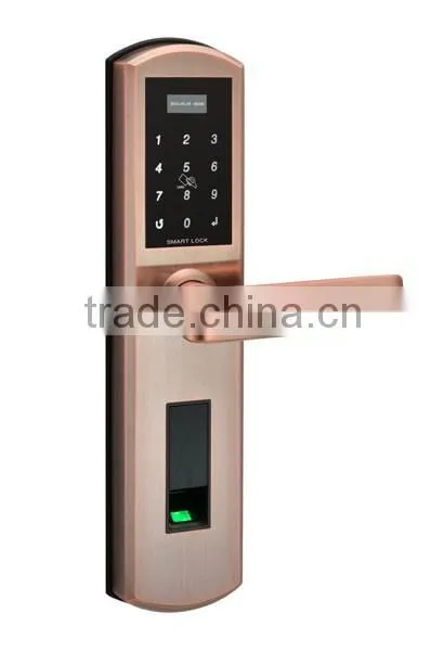 304 Stainless Steel Fingerprint Password Keypad Scanner Door Lock, Biometric Fingerprint