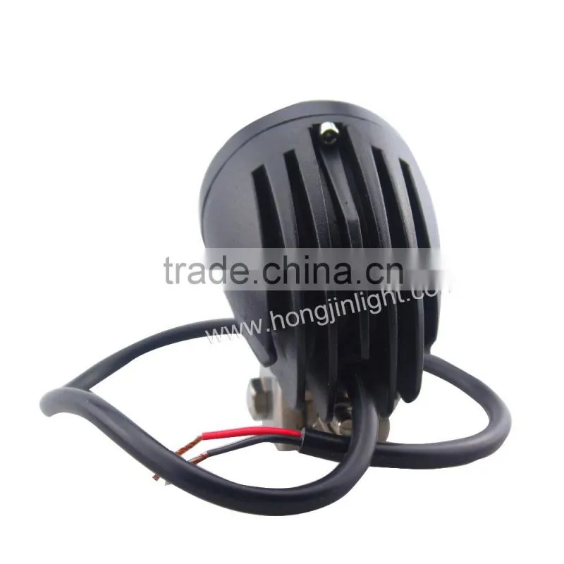 China top selling manufacturer Super Bright spot/flood ip67 led headlight 12v led light motorcycles 10w 2inch