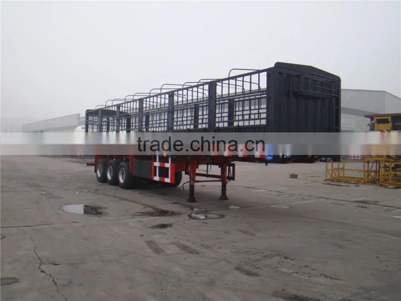 transport semi trailer shengshun auto side wall semi trailer