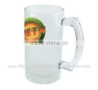 Sublimation glass beer mug 16oz (SFS-MG24)