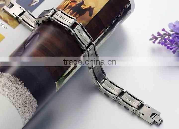 KSTONE 2015 hot selling 316L stainless steel bracelet for men