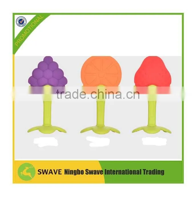 2016 China manufacture infant safe baby teether toy fresh fruit teether for kids P76620